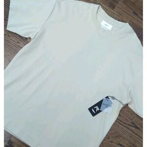 Reserved Supply Mens Oversize Fit Beige Tshirt Size M Streetwear Basic NWT